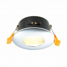 ST LUCE ST213.108.01 Св-к встр. Хром GU10 1*50W  IP44 D84xH50 220V Без ламп